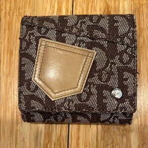 Vintage Christian Dior Compact Wallet